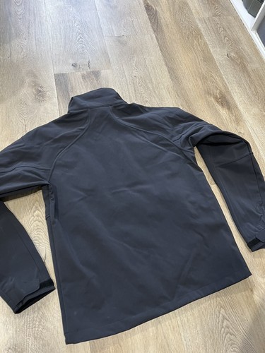 Marmot Gravity Full Zip Fleece Lined Softshell Jacket Black Mens M CORP LOGO NWT