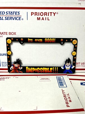 Dragon Ball Goku and Vegeta License Plate Frame 