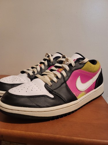Nike Air Jordan 1 Men's Low Spray Paint CW5564-001 Sneakers
