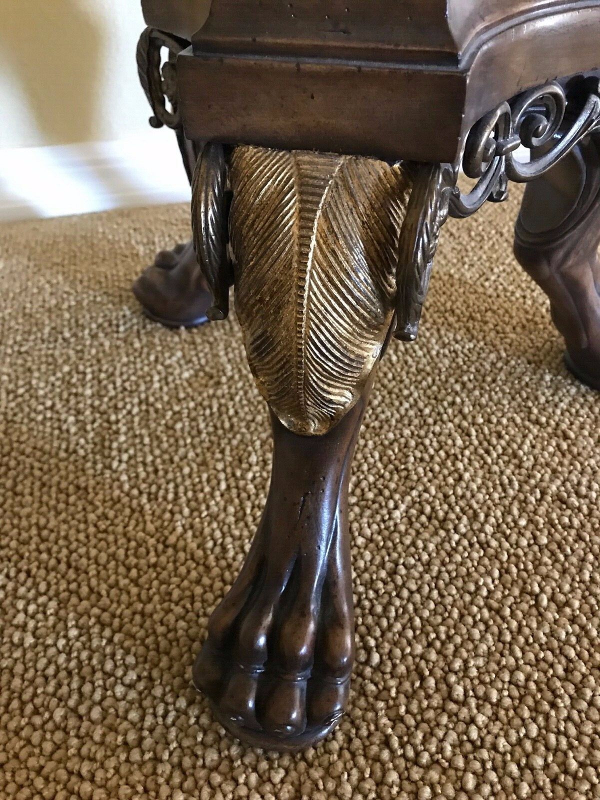 Maitland Smith lion plant stand