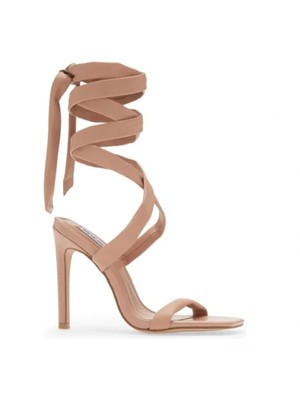 

STEVE MADDEN Женские бежевые босоножки на каблуке с крокодиловым принтом и использованием носка на шпильке, размер 8 м, Бежевый, UTIL01S1