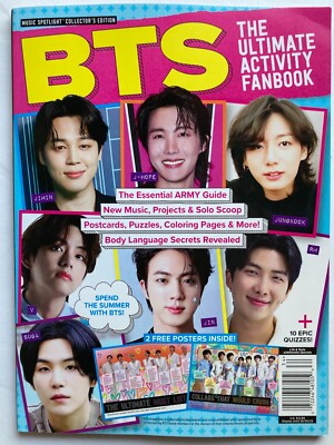 BTS K-POP THE ULTIMATE ACTIVITY FANBOOK 2023 A 360MEDIA Magazine NEW!