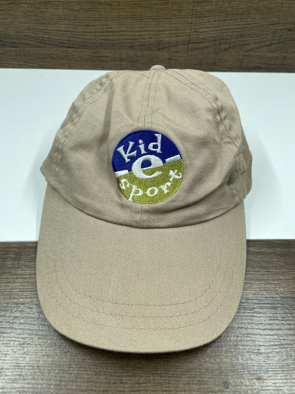 VINTAGE Kid e Sport Beige Adult Hat Cap Adjustable Strap