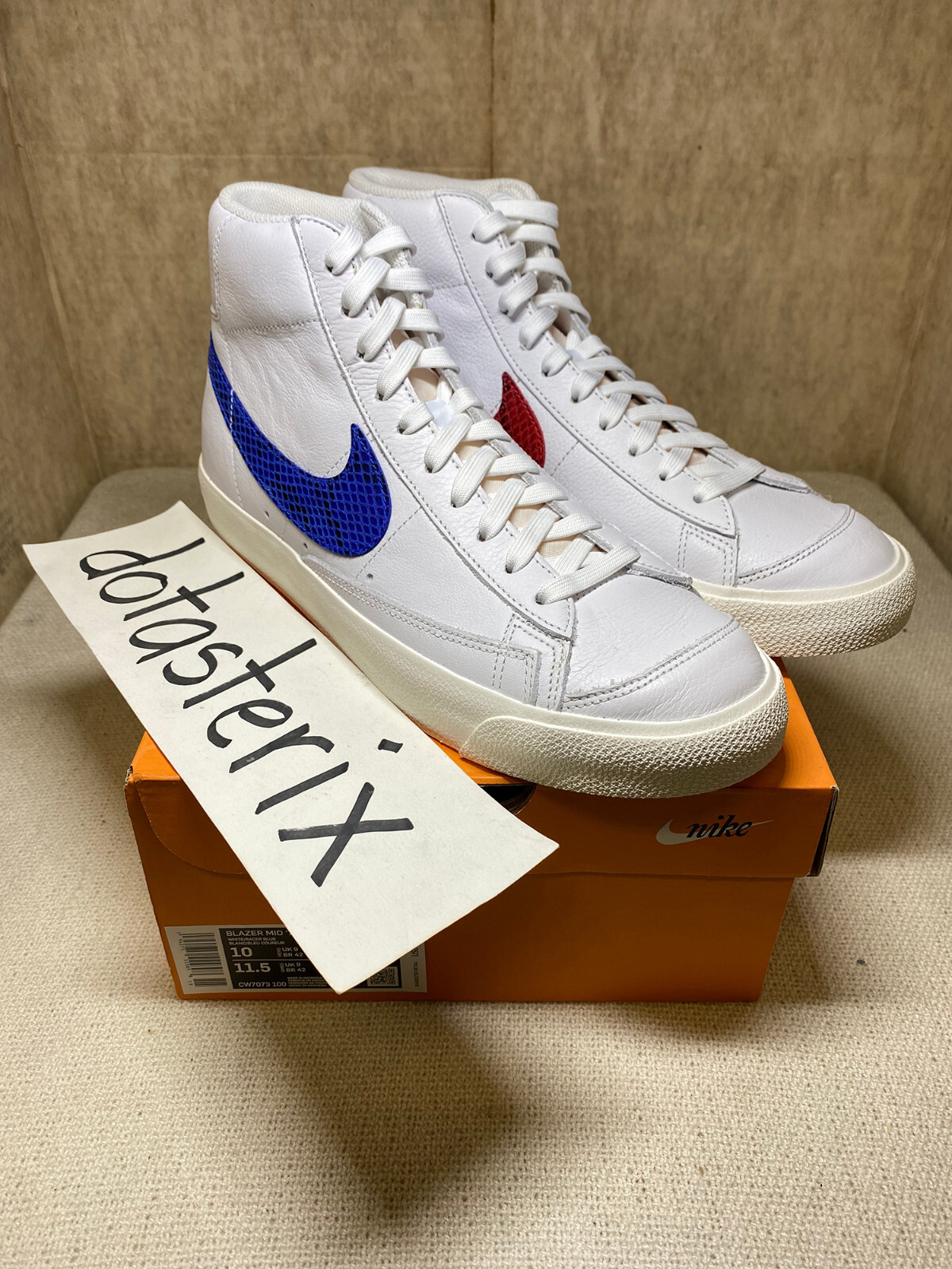 ★ Nike Blazer Mid VNTG Snakeskin Nike Blazer Mid VTG 77 Snakeskin Men's Size 9 White Brown