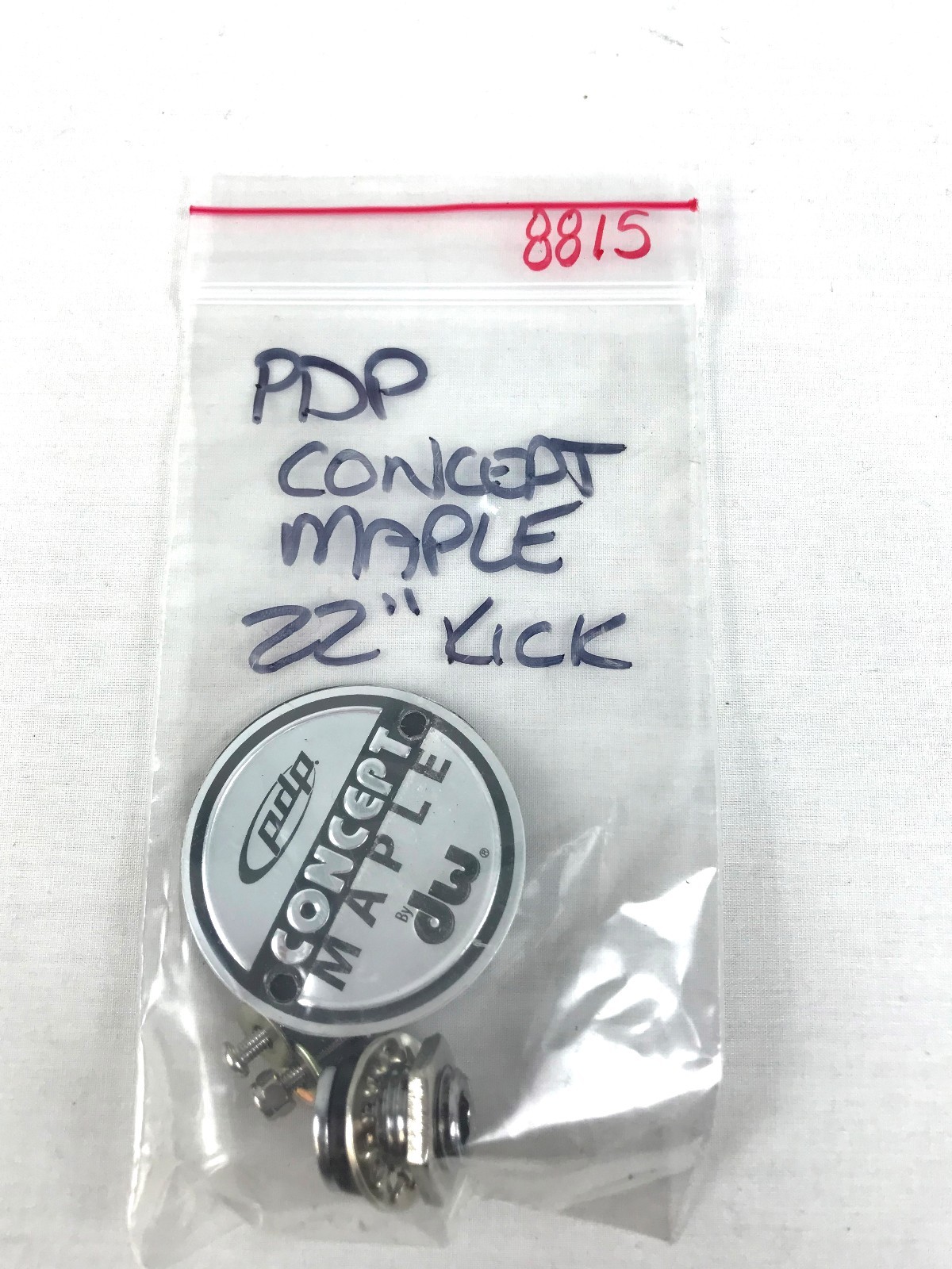 PDP Concept Maple Badge Plate Vent & Bolt Set 22 in.Kick Drum Replacement Part