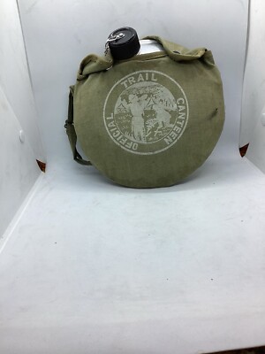 Vintage Green Official Trail Canteen, Made In Korea