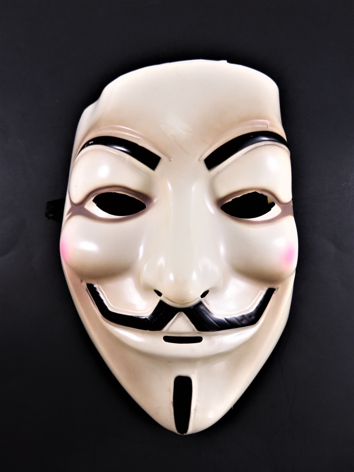 V For Vendetta Guy Fawkes Mask Anonymous Halloween Beige