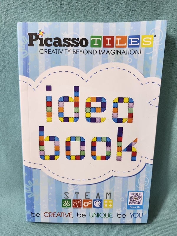 Picasso Tiles Creativity Beyond Imagination! Idea Book STEAM