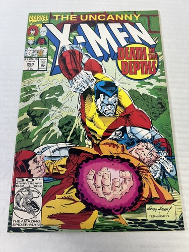 Marvel Comics Uncanny X-Men Issue #293 Death In The Depths