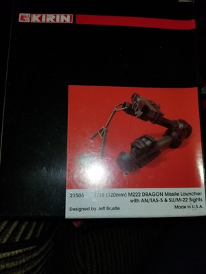 Kirin 1:16 120mm M222 Dragon Missile Launcher AN/TAS-5 SU/M-22 Sights Kit 21506