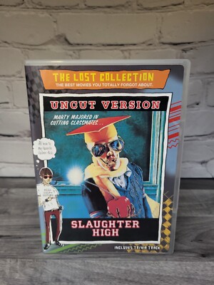 Lionsgate Slaughter High DVD 2009 The Lost Collection 1986 Horror TESTED OOP