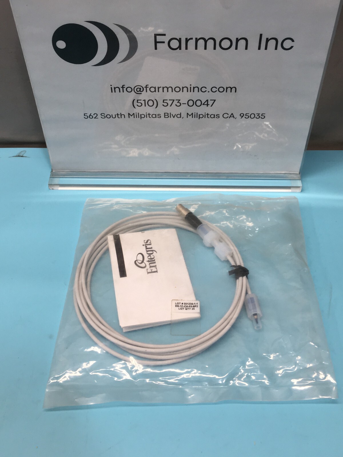 ENTEGRIS ES-1C-CA-03-SP2 CABLE, 3M SPCL W/NUT ASSY, 153460