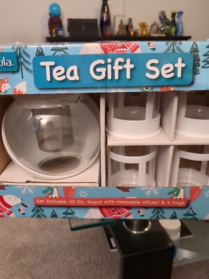 Primula Tea Gift Set Christmas White