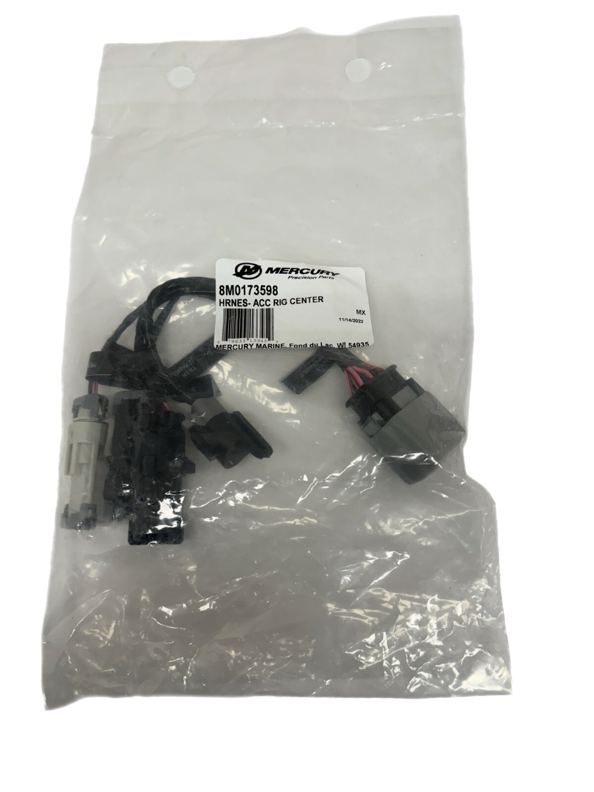 OEM Mercury/Quicksilver HARN-ACC RIG CNTR 8M0173598 | eBay