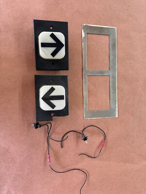 Vintage Dover Impulse Elevator Hallway Lantern Panel