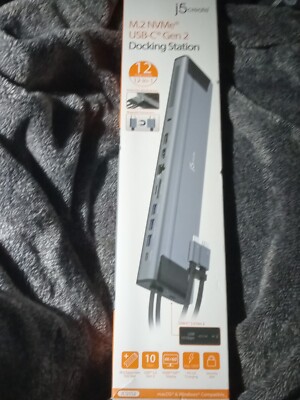 NEW J5 Create M.2 NVMe USB-C Gen 2 Docking Station (JCD552)