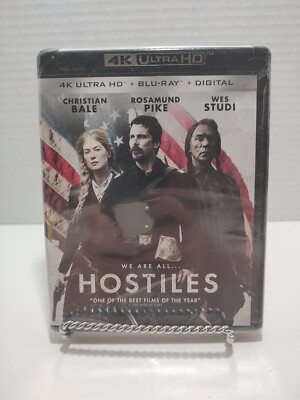   Hostiles (Ultra HD, DVD 2017) 4k+Blu-Ray+Digital (Christian Bale) New