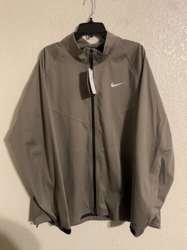 Nike Storm Golf Jacket FIT ADV FZ Waterproof Olive Grey Nike Storm Golf Jacket FIT ADV FZ Waterproof Olive Grey