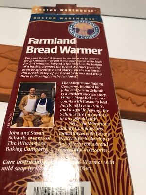 Bread Warmer Boston Warehouse Farmland Bread Warmer