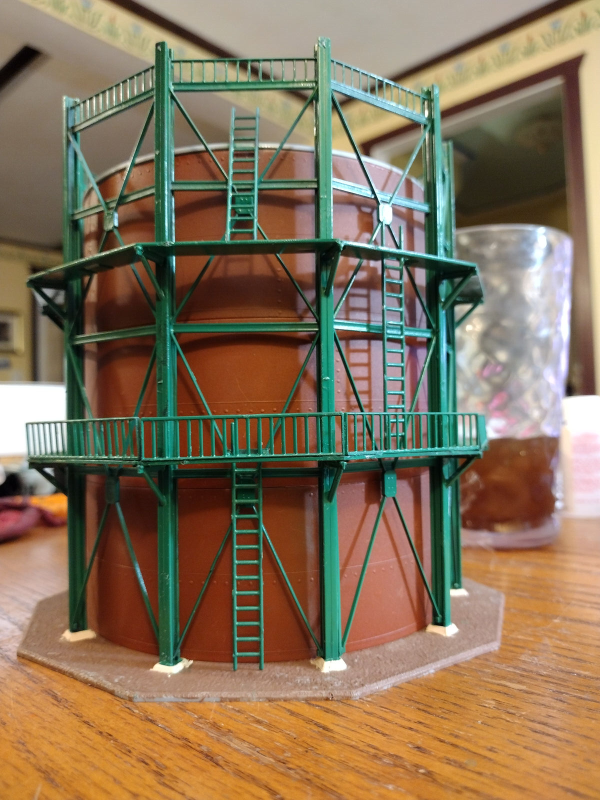 FALLER For Marklin NEW #130176 HO 1/87 Scale KIT Large Gasometer ...