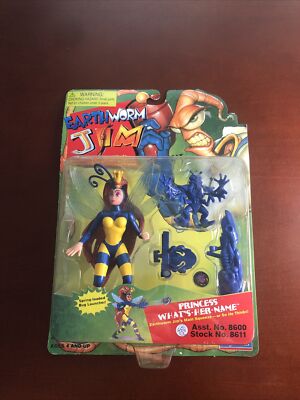 Earth Worm Jim Toy Princess What's-Her-Name Playmates 1994 Complete Sealed NIB