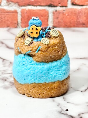 Monster Ice Cream Sandwich Snow Fizz Slime~ Crunchy ~Slime Shops ~Scented~ ASMR