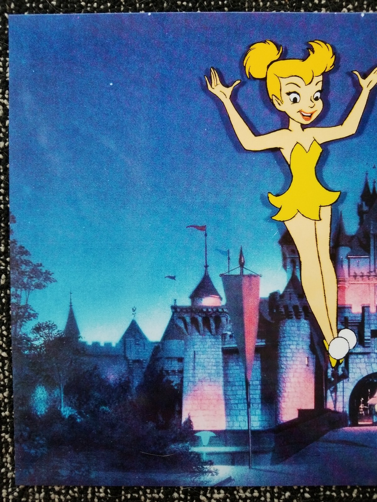 Walt Disney Wonderful World of Color Tinkerbell opening shot Poster MATTE 13x19