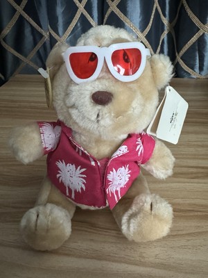 VINTAGE Russ Luv Pets ''Life's A Beach'' TEDDY BEAR 7'' Plush STUFFED ANIMAL TOY