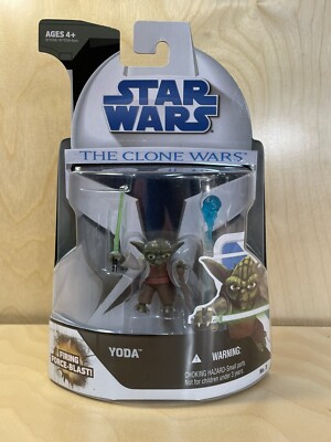 Star Wars The Clone Wars Yoda Figure No. 3 Hasbro 2008