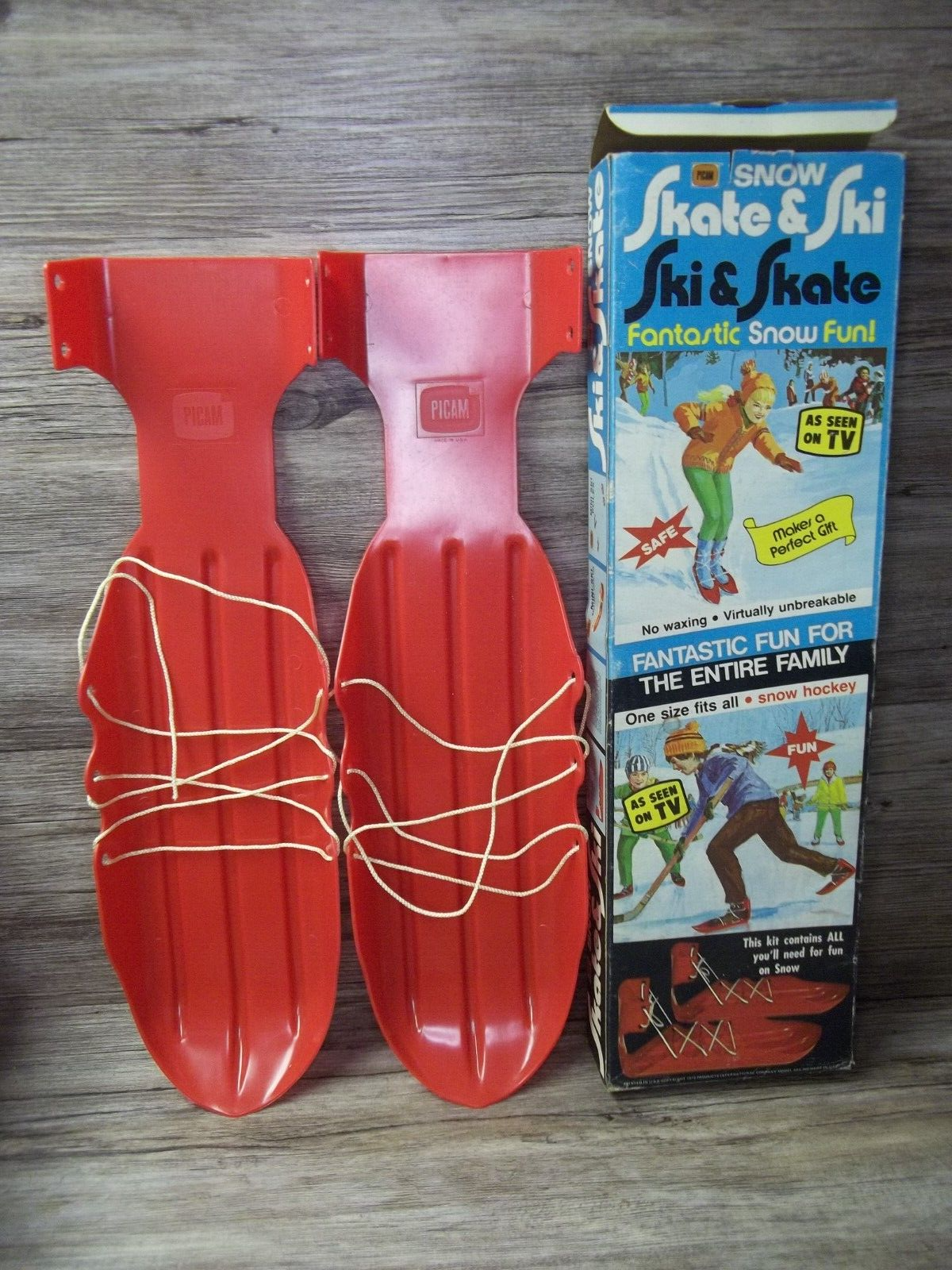 RODAN shupure スキー板　レディース　レトロ　90s vintage MCM classic toy Skate & Ski strap on to feet in