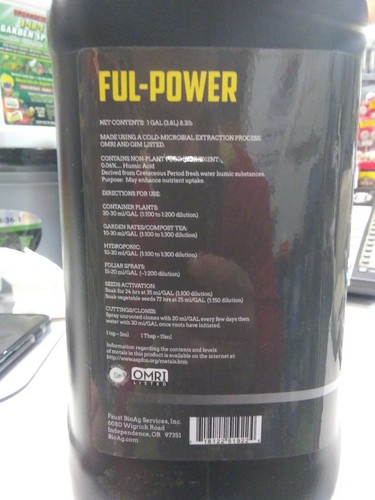 BioAg Ful-Power Gallon - ful power nutrient supplement fulvic humic acid