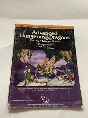 Dungeonland Advanced Dungeons & Dragons 9072 TSR 