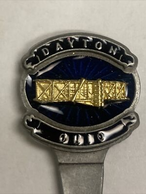Vintage Souvenir Spoon Collectible Dayton Ohio