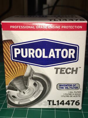 PUROLATOR TECH OIL FILTER TL14476. MADE IN USA.   GR8 BUY.