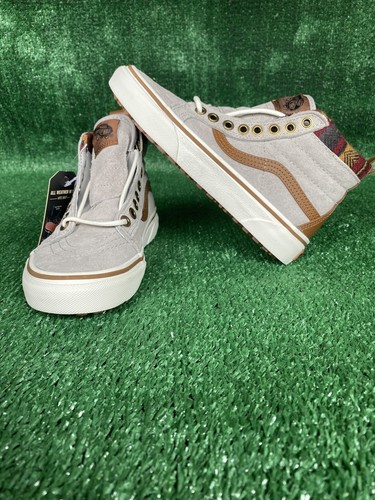 vans mte knit geo/tan