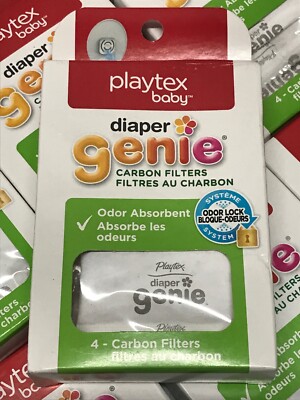 Playtex Carbon Filter 4 Pack Refills for Diaper Genie Diaper  QUANTITY DISCOUNTS