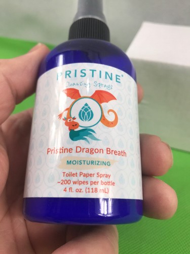 Pristine Sprays Moisturizing Cleansing Toilet Paper Spray Pristine Dragon BR 4oz