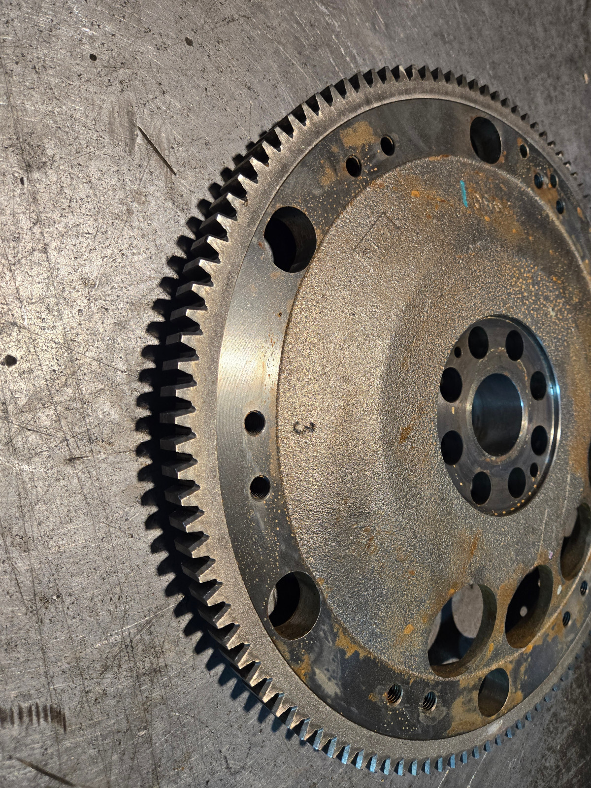 06-10 Duramax LBZ LMM FLYWHEEL Allison Flexplate Flywheel Ring Gear 97372295 - Picture 10 of 10