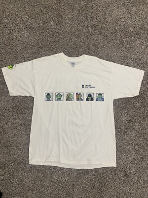 Vintage Quest Software Toad White T Shirt Sz XL Computer Graphics Technology Y2K