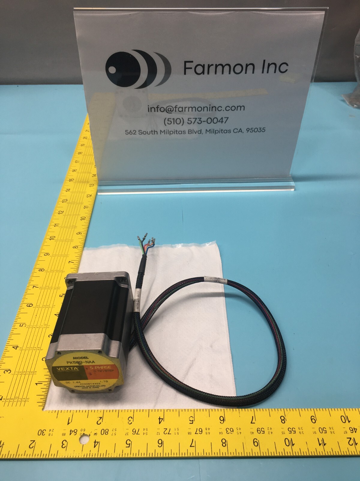 Oriental Motor PK569-NAA Vexta 5-Phase Stepping Motor, AMAT 0190-09552, 127833