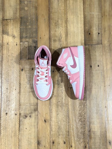 Pre-owned Jordan 1 Mid Valentine In Pink