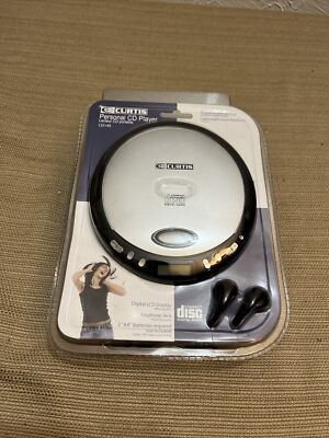 Curtis Personal CD Player CD145 New In Packaging With Earbuds Sealed