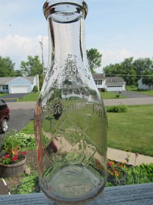 TREQ Milk Bottle Arrowhead Shoemaker Dairies Dairy Bridgeton NJ CUMBERLAND CO 34