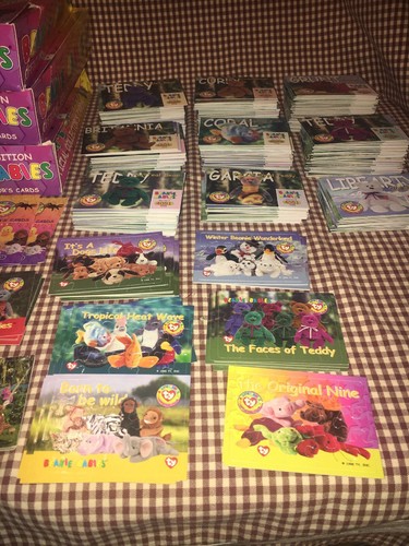 Huge Lot Ty Beanie Baby Trading Cards Great Clean Condition! Bears Dogs Rare