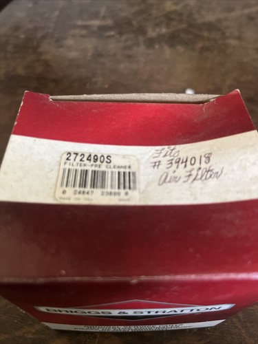 NOS Briggs & Stratton OEM 272490S FILTER-PRE CLEANER | eBay