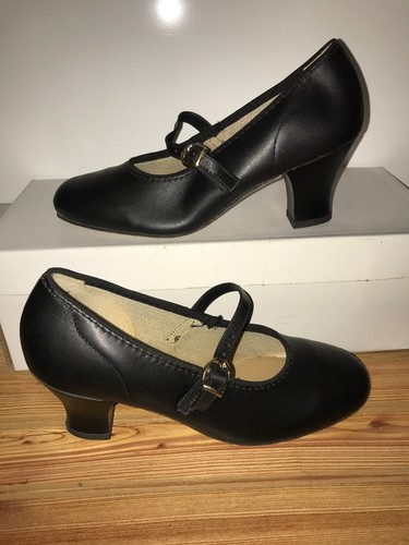 Women's Size 4 M Square Dance Shoes, Promenaders, Black