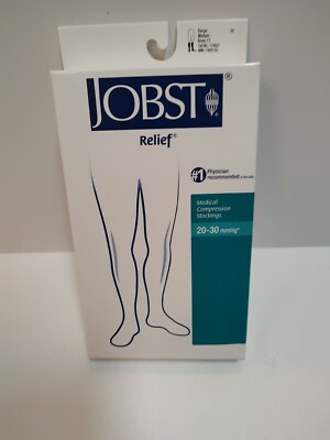 JOBST Medical Compression Stockings Knee CT 20-30mmhg Medium Beige