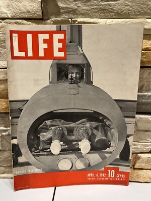 Life Magazine April 6, 1942 Bomber Task Force Vol. 12 No. 14 Vintage Magazine