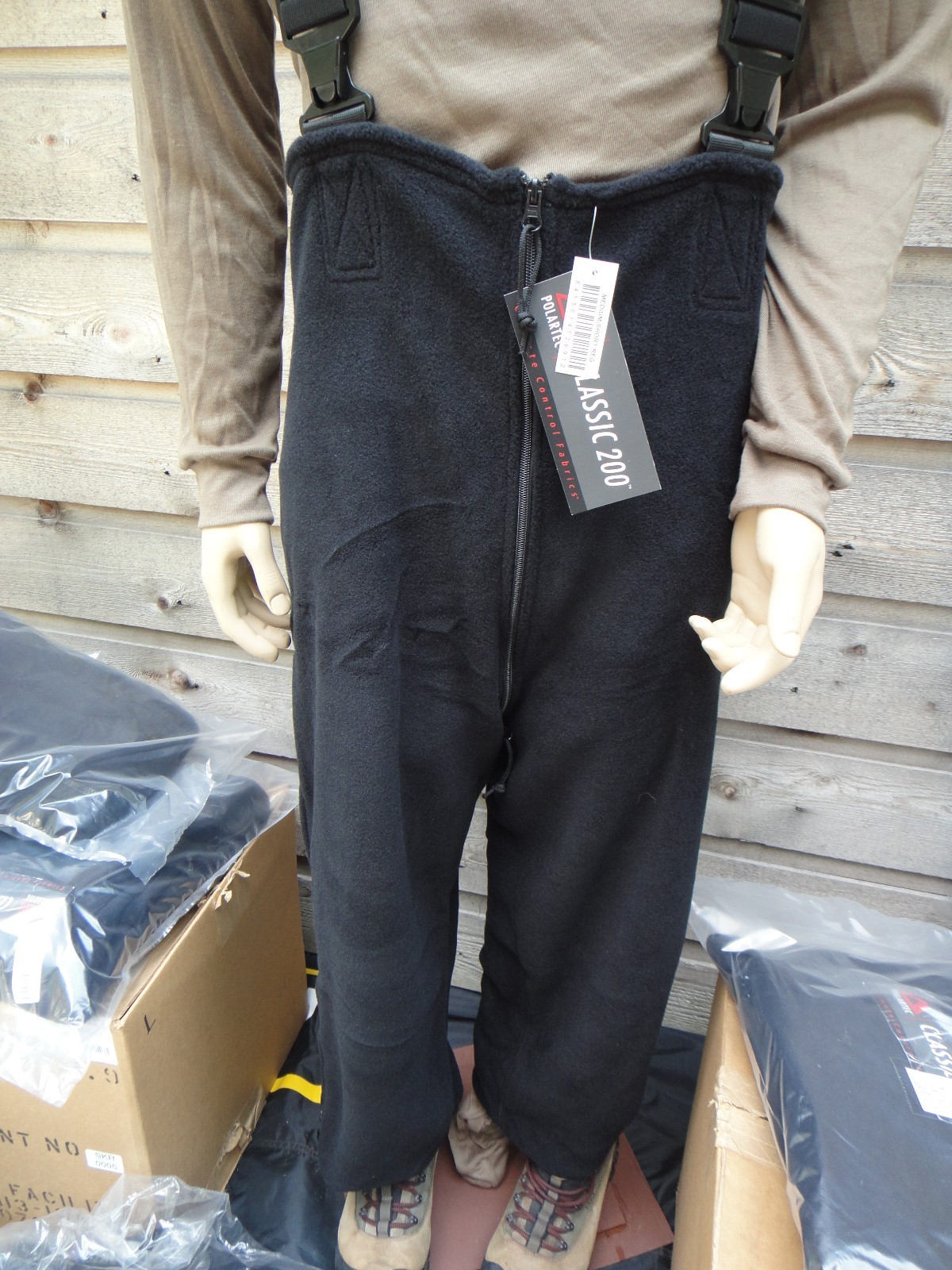 US Military Polartec Fleece Cold Weather Overalls New in Bag w/ Tag, Case of 20