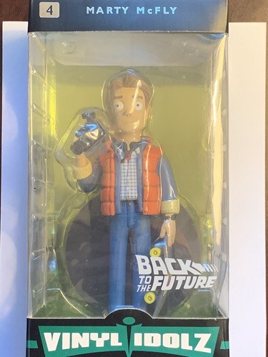 VINYL IDOLZ BACK TO THE FUTURE MARTY MCFLY #4 & DOC BROWN #5
